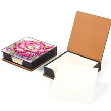 Load image into Gallery viewer, Animals Leather Diamond Art Note Box with 160 Sheets of Paper for DIY Art Craft
