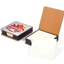 Load image into Gallery viewer, Animals Leather Diamond Art Note Box with 160 Sheets of Paper for DIY Art Craft
