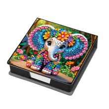 Load image into Gallery viewer, Animals Leather Diamond Art Note Box with 160 Sheets of Paper for DIY Art Craft
