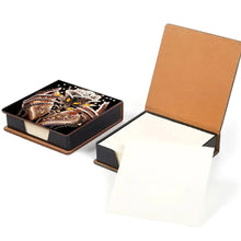 Load image into Gallery viewer, Animals Leather Diamond Art Note Box with 160 Sheets of Paper for DIY Art Craft
