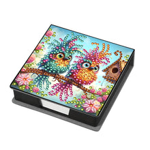 Load image into Gallery viewer, Animals Leather Diamond Art Note Box with 160 Sheets of Paper for DIY Art Craft
