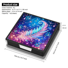 Load image into Gallery viewer, Animals Leather Diamond Art Note Box with 160 Sheets of Paper for DIY Art Craft
