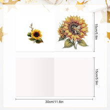 Load image into Gallery viewer, 6Pcs Bouquet DIY Diamond Painting Card Diamond Drawing Card for Adults Beginners
