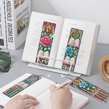 Load image into Gallery viewer, 4Pcs Special Shape Dragonfly DIY Bookmarks Diamond Painting Kits for Book Lovers
