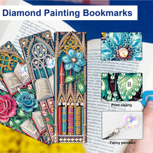 Load image into Gallery viewer, 4Pcs Special Shape Dragonfly DIY Bookmarks Diamond Painting Kits for Book Lovers
