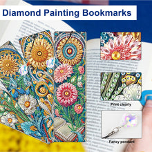 Load image into Gallery viewer, 4Pcs Special Shape Dragonfly DIY Bookmarks Diamond Painting Kits for Book Lovers
