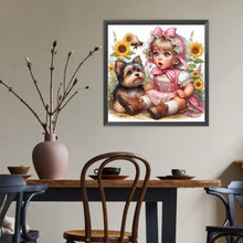 Load image into Gallery viewer, Diamond Painting - Full Round - Cute Children (40*40CM)
