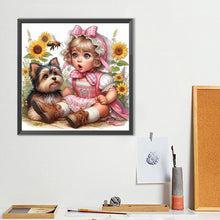 Load image into Gallery viewer, Diamond Painting - Full Round - Cute Children (40*40CM)
