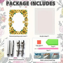 Load image into Gallery viewer, Special Shape Flower Table Top Diamond Painting Frame Kits for Home Office Decor
