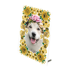 Load image into Gallery viewer, Special Shape Flower Table Top Diamond Painting Frame Kits for Home Office Decor
