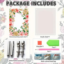 Load image into Gallery viewer, Special Shape Flower Table Top Diamond Painting Frame Kits for Home Office Decor
