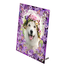 Load image into Gallery viewer, Special Shape Flower Table Top Diamond Painting Frame Kits for Home Office Decor
