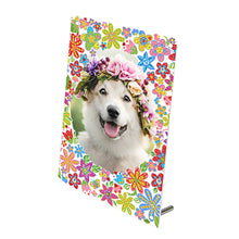 Load image into Gallery viewer, Special Shape Flower Table Top Diamond Painting Frame Kits for Home Office Decor
