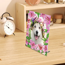Load image into Gallery viewer, Special Shape Flower Table Top Diamond Painting Frame Kits for Home Office Decor
