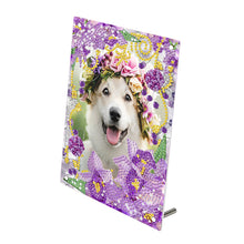 Load image into Gallery viewer, Special Shape Flower Table Top Diamond Painting Frame Kits for Home Office Decor
