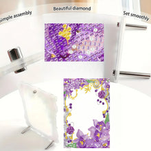 Load image into Gallery viewer, Special Shape Flower Table Top Diamond Painting Frame Kits for Home Office Decor
