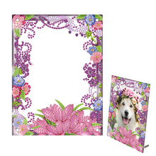 Load image into Gallery viewer, Special Shape Flower Table Top Diamond Painting Frame Kits for Home Office Decor
