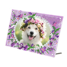 Load image into Gallery viewer, Special Shape Flower Table Top Diamond Painting Frame Kits for Home Office Decor
