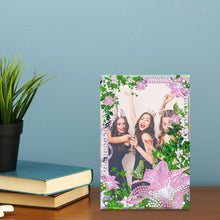 Load image into Gallery viewer, Special Shape Flower Table Top Diamond Painting Frame Kits for Home Office Decor
