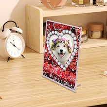 Load image into Gallery viewer, Special Shape Flower Table Top Diamond Painting Frame Kits for Home Office Decor
