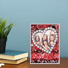 Load image into Gallery viewer, Special Shape Flower Table Top Diamond Painting Frame Kits for Home Office Decor
