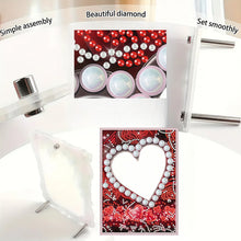 Load image into Gallery viewer, Special Shape Flower Table Top Diamond Painting Frame Kits for Home Office Decor
