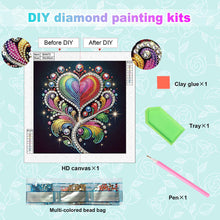 Load image into Gallery viewer, Diamond Painting - Partial Special Shaped - Shining Heart (30*30CM)
