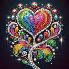 Load image into Gallery viewer, Diamond Painting - Partial Special Shaped - Shining Heart (30*30CM)
