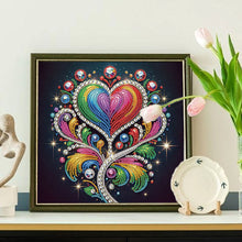 Load image into Gallery viewer, Diamond Painting - Partial Special Shaped - Shining Heart (30*30CM)
