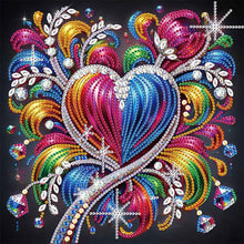 Load image into Gallery viewer, Diamond Painting - Partial Special Shaped - Shining Heart (30*30CM)
