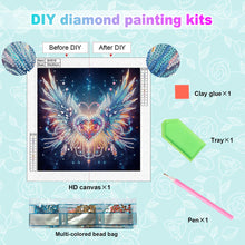 Load image into Gallery viewer, Diamond Painting - Partial Special Shaped - Shining Heart (30*30CM)
