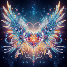 Load image into Gallery viewer, Diamond Painting - Partial Special Shaped - Shining Heart (30*30CM)
