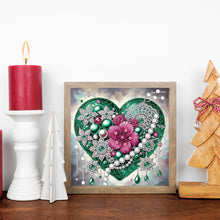 Load image into Gallery viewer, Diamond Painting - Partial Special Shaped - Shining Heart (30*30CM)
