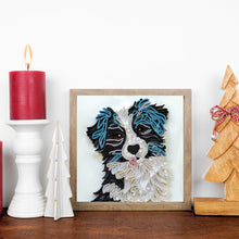 Load image into Gallery viewer, Diamond Painting - Partial Special Shaped - Paper Quilling Puppy (30*30CM)
