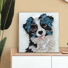 Load image into Gallery viewer, Diamond Painting - Partial Special Shaped - Paper Quilling Puppy (30*30CM)
