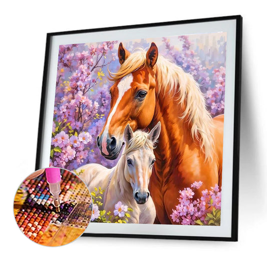 Diamond Painting - Full Round - Horse (40*40CM)