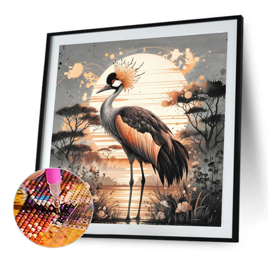 Diamond Painting - Full Round - Crane (40*40CM)