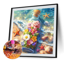 Load image into Gallery viewer, Diamond Painting - Full Round - Flower And Grass Drift Bottle (40*40CM)
