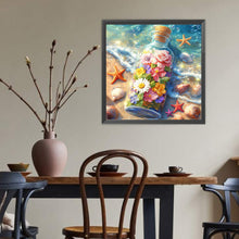 Load image into Gallery viewer, Diamond Painting - Full Round - Flower And Grass Drift Bottle (40*40CM)
