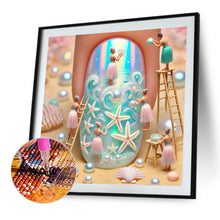 Load image into Gallery viewer, Diamond Painting - Full Round - Wave Summer Nail Art (40*40CM)
