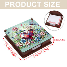Load image into Gallery viewer, Wood Gem Heart Hummingbird Diamond Painting Memo Pad Holder Mosaic Kit for Home
