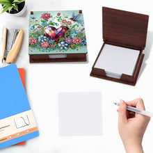 Load image into Gallery viewer, Wood Gem Heart Hummingbird Diamond Painting Memo Pad Holder Mosaic Kit for Home
