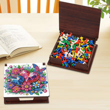 Load image into Gallery viewer, Wood Gem Heart Diamond Painting Memo Pad Holder Mosaic Kit for Home Office
