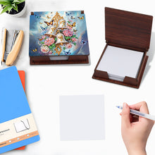 Load image into Gallery viewer, Wood Butterfly Bell Diamond Painting Memo Pad Holder Mosaic Kit for Home Office
