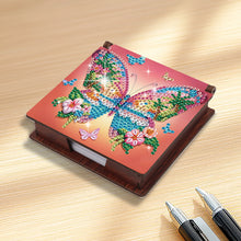 Load image into Gallery viewer, Wood Flower Butterfly Diamond Painting Memo Pad Holder Mosaic Kit for Home
