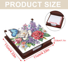 Load image into Gallery viewer, Wood Flower Butterfly Diamond Painting Memo Pad Holder Mosaic Kit for Home
