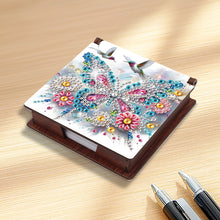 Load image into Gallery viewer, Wood Hummingbird Butterfly Diamond Painting Memo Pad Holder Mosaic Kit for Home
