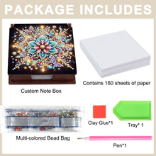 Load image into Gallery viewer, Wood Flower Diamond Painting Memo Pad Holder Mosaic Kit for Home Office
