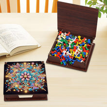 Load image into Gallery viewer, Wood Flower Diamond Painting Memo Pad Holder Mosaic Kit for Home Office
