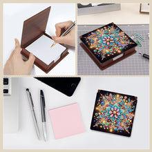 Load image into Gallery viewer, Wood Flower Diamond Painting Memo Pad Holder Mosaic Kit for Home Office
